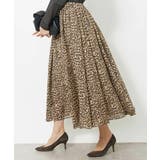 レオパードプリントタックフレアースカート(オリジナルプリント) | MICHEL KLEIN | 詳細画像13 