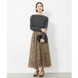 レオパードプリントタックフレアースカート(オリジナルプリント) | MICHEL KLEIN | 詳細画像15 