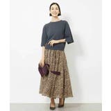 レオパードプリントタックフレアースカート(オリジナルプリント) | MICHEL KLEIN | 詳細画像19 