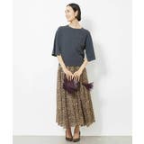 レオパードプリントタックフレアースカート(オリジナルプリント) | MICHEL KLEIN | 詳細画像20 