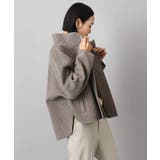 スタンドカラーショートコート | MICHEL KLEIN | 詳細画像4