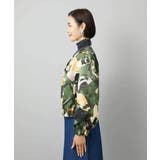 [セットアップ対応]モダンフラワープリントブルゾン | MICHEL KLEIN | 詳細画像11 