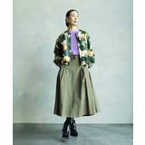 [セットアップ対応]モダンフラワープリントブルゾン | MICHEL KLEIN | 詳細画像3 