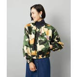 [セットアップ対応]モダンフラワープリントブルゾン | MICHEL KLEIN | 詳細画像6 