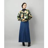 [セットアップ対応]モダンフラワープリントブルゾン | MICHEL KLEIN | 詳細画像8 