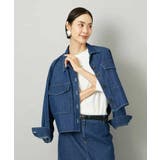 [セットアップ対応]デニムダブルポケットブルゾン | MICHEL KLEIN | 詳細画像3 