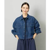 [セットアップ対応]デニムダブルポケットブルゾン | MICHEL KLEIN | 詳細画像7 