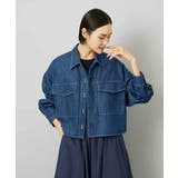 [セットアップ対応]デニムダブルポケットブルゾン | MICHEL KLEIN | 詳細画像9 