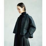 ブラック | ステンカラーショートブルゾン | MICHEL KLEIN