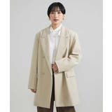 ジャージーメルトンダブルブレストジャコット | MICHEL KLEIN | 詳細画像20