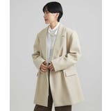 オフホワイト(81) | ジャージーメルトンダブルブレストジャコット | MICHEL KLEIN