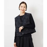 ファンシーツイード フィッシャーマンジレ | MICHEL KLEIN | 詳細画像11 