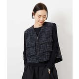 ファンシーツイード フィッシャーマンジレ | MICHEL KLEIN | 詳細画像14 