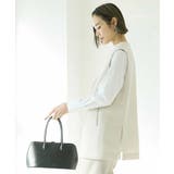 オフホワイト | [セットアップ対応]ジョーゼットノーカラージレ | MICHEL KLEIN