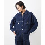 [セットアップ対応]デニムカバーオールジャケット | MICHEL KLEIN | 詳細画像2 