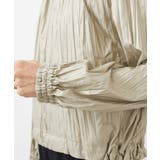 ［セットアップ対応］クラッシュレザーライクノーカラーブルゾン | MICHEL KLEIN | 詳細画像28 