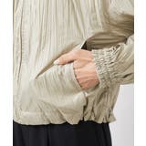 ［セットアップ対応］クラッシュレザーライクノーカラーブルゾン | MICHEL KLEIN | 詳細画像29 