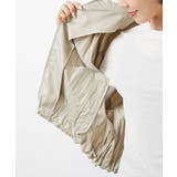 ［セットアップ対応］クラッシュレザーライクノーカラーブルゾン | MICHEL KLEIN | 詳細画像31 