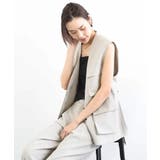 [セットアップ対応]ツイードライク フィッシャーマンジレ | MICHEL KLEIN | 詳細画像2 