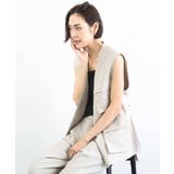 [セットアップ対応]ツイードライク フィッシャーマンジレ | MICHEL KLEIN | 詳細画像3 