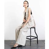 [セットアップ対応]ツイードライク フィッシャーマンジレ | MICHEL KLEIN | 詳細画像4 