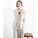 [セットアップ対応]ツイードライク フィッシャーマンジレ | MICHEL KLEIN | 詳細画像7 