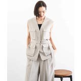 [セットアップ対応]ツイードライク フィッシャーマンジレ | MICHEL KLEIN | 詳細画像8 