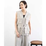 [セットアップ対応]ツイードライク フィッシャーマンジレ | MICHEL KLEIN | 詳細画像9 