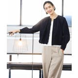 ナイロンペーパー ノーカラーブルゾン | MICHEL KLEIN | 詳細画像16 