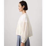 ナイロンペーパー ノーカラーブルゾン | MICHEL KLEIN | 詳細画像18 