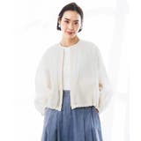 ナイロンペーパー ノーカラーブルゾン | MICHEL KLEIN | 詳細画像3 