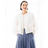 ナイロンペーパー ノーカラーブルゾン | MICHEL KLEIN | 詳細画像4 