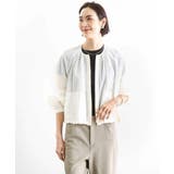 ナイロンペーパー ノーカラーブルゾン | MICHEL KLEIN | 詳細画像8 