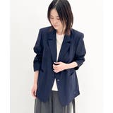 ネイビー | リラクシーテーラードジャケット | MICHEL KLEIN