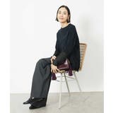 [WEB限定]シアー切替スリーブカットソー | MICHEL KLEIN | 詳細画像7 