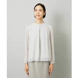 ライトグレー | ボウタイ付き2WAYブラウソ― | MICHEL KLEIN