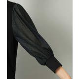 ラメチュールスリーブ異素材カットソー | MICHEL KLEIN | 詳細画像16 