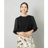 ラメチュールスリーブ異素材カットソー | MICHEL KLEIN | 詳細画像2 