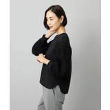 パフスリーブ異素材カットソー | MICHEL KLEIN | 詳細画像14 