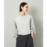 パフスリーブ異素材カットソー | MICHEL KLEIN | 詳細画像22 