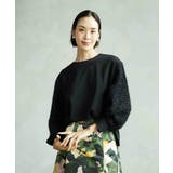 パフスリーブ異素材カットソー | MICHEL KLEIN | 詳細画像3 