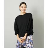 パフスリーブ異素材カットソー | MICHEL KLEIN | 詳細画像7 