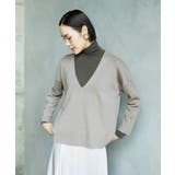 ［レイヤードにおすすめ］シアーハイネックカットソー | MICHEL KLEIN | 詳細画像6 