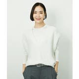 ［レイヤードに最適］シアークルーネックPO | MICHEL KLEIN | 詳細画像12 