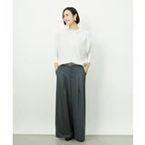 ［レイヤードに最適］シアークルーネックPO | MICHEL KLEIN | 詳細画像16 