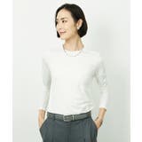 ［レイヤードに最適］シアークルーネックPO | MICHEL KLEIN | 詳細画像3 