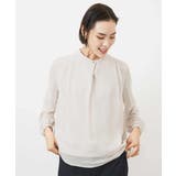 オフホワイト | [インナーにおすすめ]ボウタイ付き2WAYブラウソ― | MICHEL KLEIN