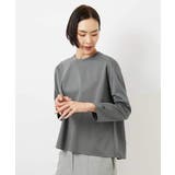 カーキ | バックフレアカットソー | MICHEL KLEIN