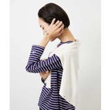 ボーダーバックフレアカットソー | MICHEL KLEIN | 詳細画像10 