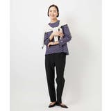 ボーダーバックフレアカットソー | MICHEL KLEIN | 詳細画像13 